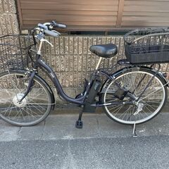 ジャンク品。電動アシスト自転車26インチ。