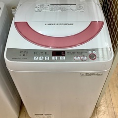 送料設置無料　SHARP 電気洗濯機 ES-GE60R-P Amazon.co.jp: シャープ 6.0kg 全自動洗濯機 ピンク系SHARP 穴
