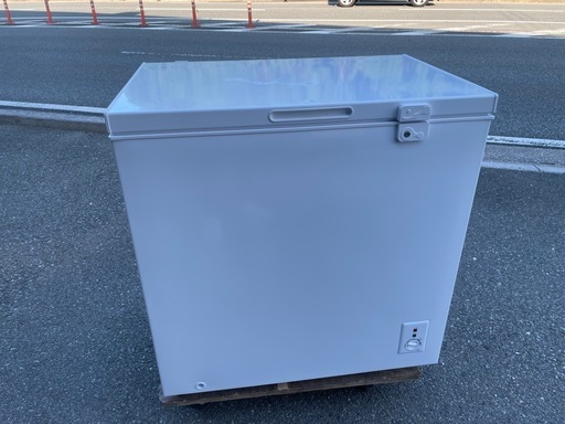 ■美品 中古品 マックスゼン 冷凍ストッカー JF-200ML01WH 199L 2023年 鍵付き 動作問題なし■