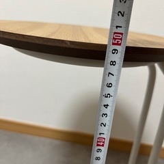 【引き渡し先決まりました】サイドテーブル　白の画像