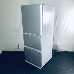 ID:rg219435 【自社配送エリア内限定】東芝 TOSHIBA 冷蔵庫 ファミリー 中古 2016年製 3ドア 330L シルバー ファン式 右開き GR-H34S(S)  【リユース品：状態B】【送料無料】【設置費用無料】