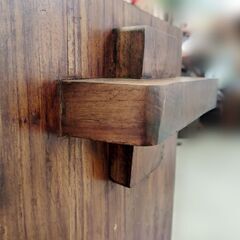 アジアン家具 3段 棚 ラック 幅70cm×奥行30cm×高さ70cm 木製 ブラウン系 アジアン雑貨 インテリア 南12条店の画像