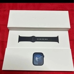 【新品未開封保護フィルム付き】Apple Watch Series 9 GPSモデル 45mm ミッドナイト 保護フィルム×6枚付き