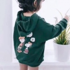 新品未使用　スヌーピー  パーカー　モンベベ　韓国　sサイズの画像