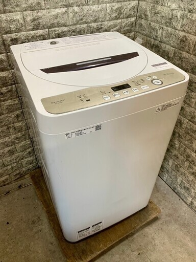大阪送料無料★3か月保障付き★洗濯機★2020年★シャープ★6kg★ES-GE6D-T★S-399