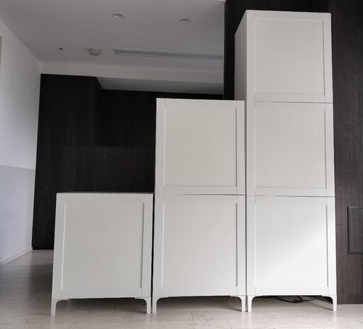 値引！9/26まで！ イケア IKEA【定価10万位】【専門員組立品】ベストー BESTÅ ハンヴィーケン HANVIKEN /北欧 無印良品・ニトリ好きさんにも 白