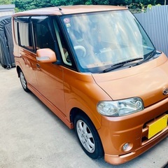 ダイハツタント　オレンジ　車検1年ありの画像