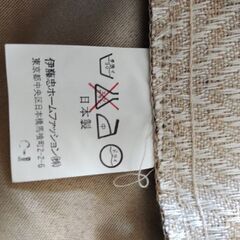 カーテン　100✕225  2枚　ベージュの画像