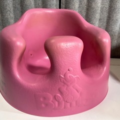 バンボ ベビーソファ 腰ベルト無し品 ベビーチェア　ローズ色の画像