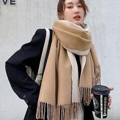 LA-Hazel マフラー レディース カシミヤタッチ ストール 大判 ギフトの画像