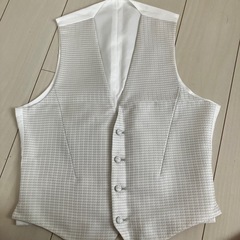 タキシード　白の画像