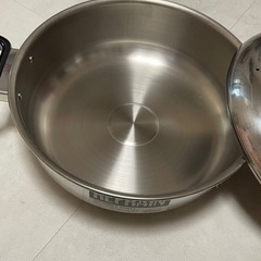 中古🌸両手鍋 26㎝REFRAIN ルフラン ステンレス製 理研産業 調理器具の画像