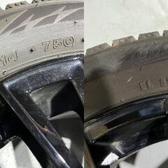 【ブリヂストン】BRIDGESTONE BLIZZAK VRX2 155/65R14 2021年 スタッドレス 7～8分山 LeyBahn ホイール付 ４本セット