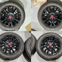 【ブリヂストン】BRIDGESTONE BLIZZAK VRX2 155/65R14 2021年 スタッドレス 7～8分山 LeyBahn ホイール付 ４本セット