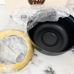 【未使用品】揚げようび IH対応温度計付天ぷら鍋 18cm AM-9190 キッチン用品 調理器具の画像