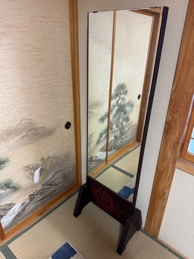 京都の老舗　立てかけ鏡　未使用品 000000000560_3zKvNGT.jpg