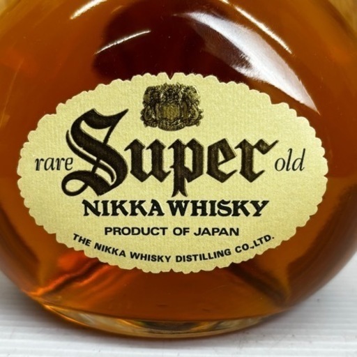 s0913606 未開封 揮発あり Super old NIKKA WHISKY スーパーオールド ニッカ ウイスキー 特級 箱付き 