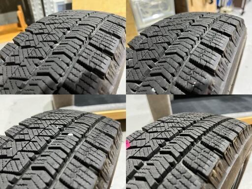 【ブリヂストン】BRIDGESTONE BLIZZAK VRX2 155/65R14 2021年 スタッドレス 7～8分山 LeyBa