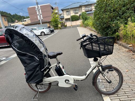 パナソニック ギュット電動アシスト自転車 チャイルドシート・レインギア付