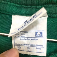 ★ メキシコ産 トカゲ ムラ染め グリーン Tシャツ ★の画像