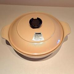 両手鍋 外径約29cm ベージュ