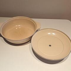 両手鍋 外径約29cm ベージュの画像