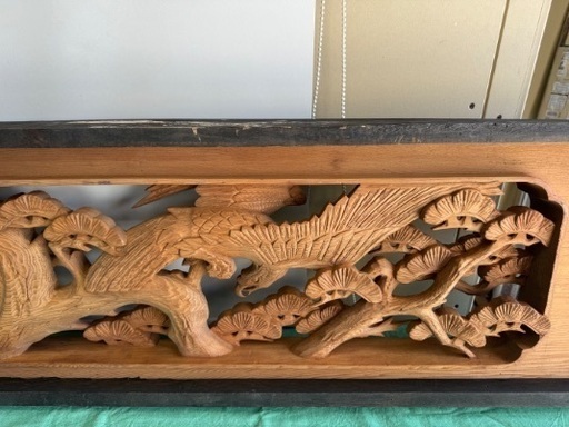 厚みのある欄間2枚