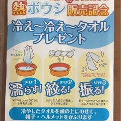 熱ぼうし ＆ 冷え冷えタオル セットの画像