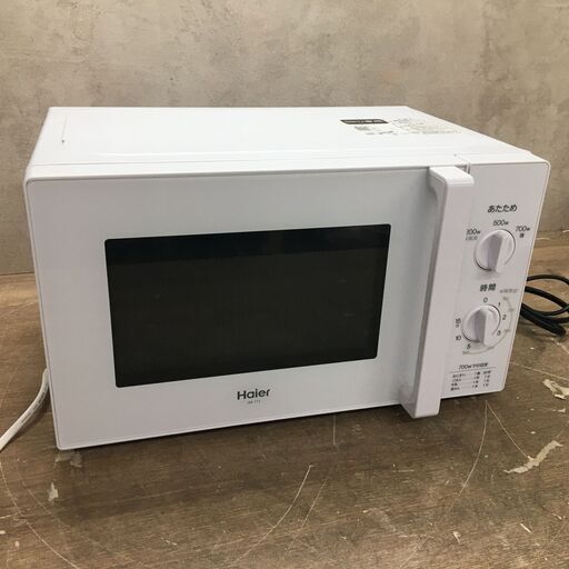 9/19終 Haier ハイアール 電子レンジ JM-17J-50 ホワイト 白 家電 2022年製 動作確認済み 24i菊-