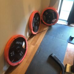 IROTEC パワーラックセット（バーベル、ベンチ等込み）の画像