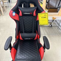 ジモティ来店特価!!　ゲーミングチェア　Idear　ブラック×レッド　　J-0939