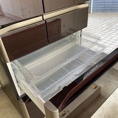HITACHI 大型620L冷蔵庫R-G6200Eの画像