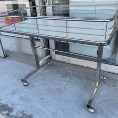 ★北41条店★折りたたみワゴン 陳列ワゴン スチールワゴン 店頭...