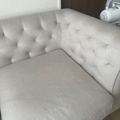 【値下げ】グレージュ/ソファ売りますの画像