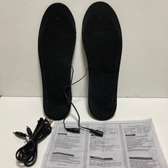 【新品】電熱インソール USB加熱式 冬用 防寒 水洗可能 電気で足元あったか 足速暖インソール 男女兼用 の画像
