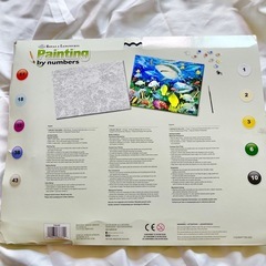 【未使用】Painting by numbers 水彩画キット 大人の塗り絵 海　オーストラリア輸入品の画像