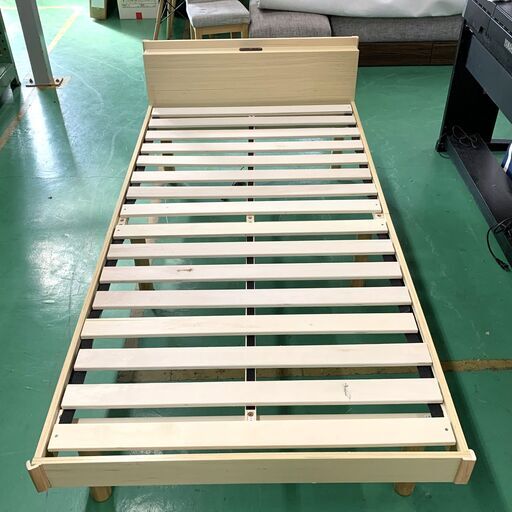 伊勢崎店【現状品】gi9-36 すのこベッド（シングル） SMART COLLECTION TKSB-S