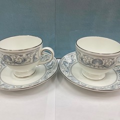 【愛品館江戸川店】ウエッジウッド ドルフィンペアカップ&ソーサー...