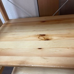 無印パイン材ユニットシェルフの画像