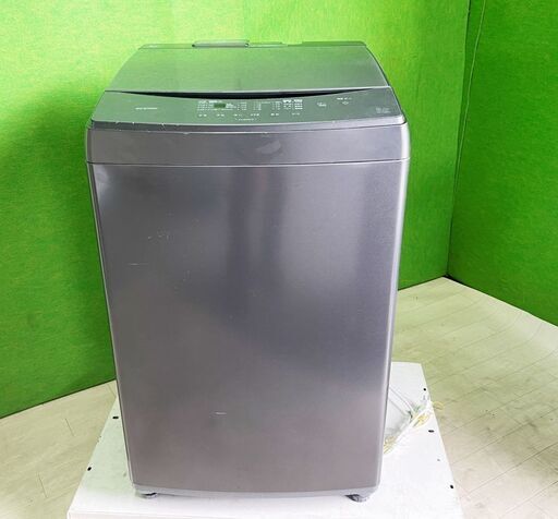 アイリスオーヤマ　 全自動 洗濯機 8.0kg IAW-T806　(使用頻度少なく美品)　■A-4009