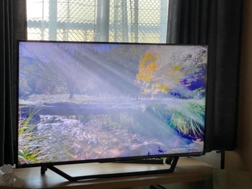 大幅値下げ　9/13 21時30分に瀬谷で　新品同様　43型4K液晶テレビ　Hisense 43U7F ②