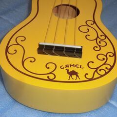 【決定】ウクレレ　CAMEL　懸賞当選品　専用ソフトケースあり　非売品　ほぼ新品の画像