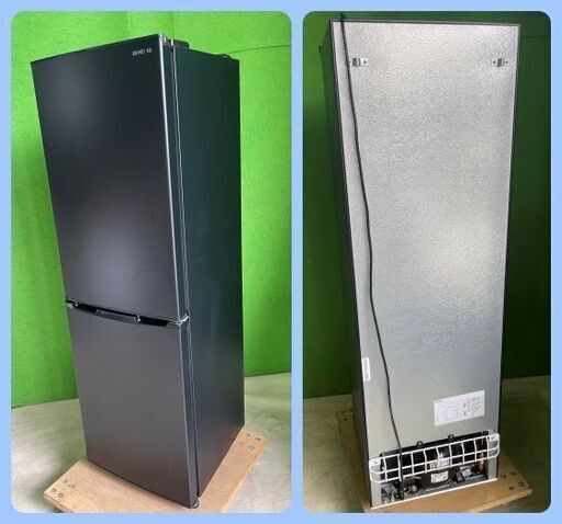 アイリスオーヤマ　 冷蔵庫 162L 家庭用 2ドア IRSE-16A　(使用頻度少なく美品)　■A-4010
