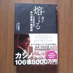 溶ける　ニュースで観た印象と　本を読んだ印象はずいぶん違いました