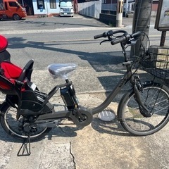 ??バッテリー長持ち?? ブリヂストン 電動自転車前22インチ　後20インチ?現車確認?