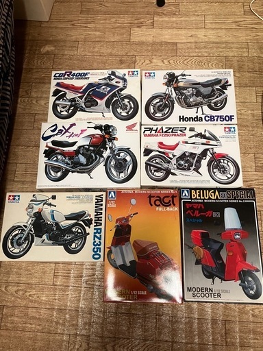 1/12スケール旧車プラモデル　7台　TAMIYA アオシマ