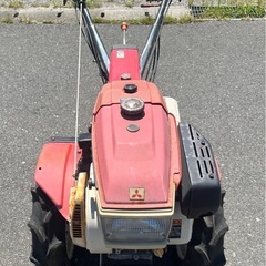 三菱　ミツビシ　MS68 ティラ　ティラー　テーラー　6.3馬力　運搬機　耕運機　管理機　歩行型　牽引　タイヤバリ山の画像