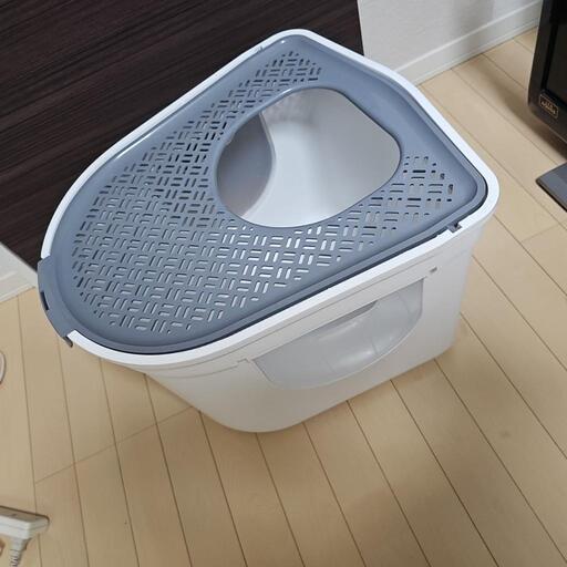 2wey ネコ砂が散らばらない 猫トイレ