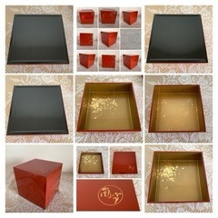 美品☆お重箱 三段重 3セット　京都嵐亭 プラスチックの画像