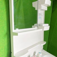 (使用頻度少なく美品)　リクシル LIXIL　オフト 洗面化粧台セット FTV1N-500+MFK-501　スリムタイプ ■A-4011の画像